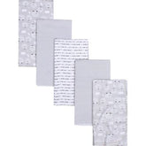 Mantas de Franela 5pc Gris